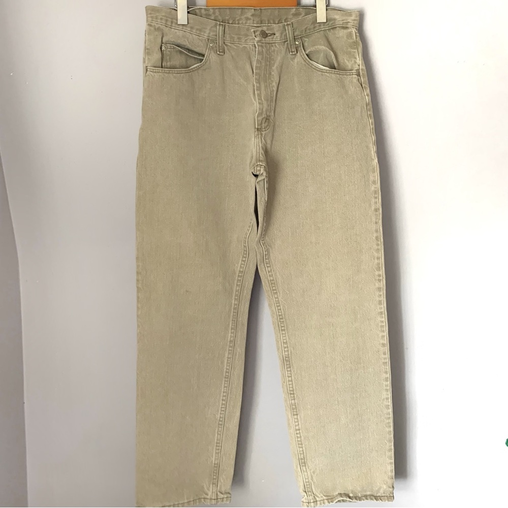 Ladies Wrangler Jeans Khaki Colour